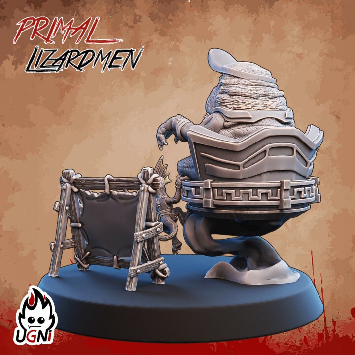 Fantasy Football Miniatures -  Coach - Lizardmen/Frogmen Coach - UGNI