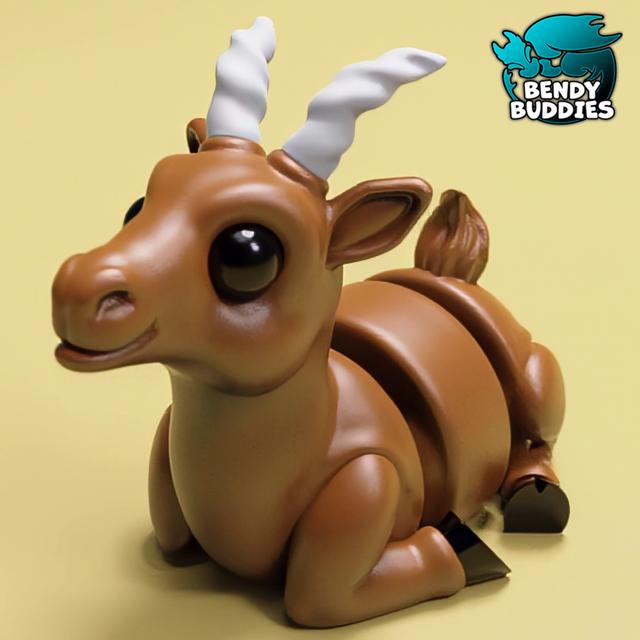Articulated Animals - Horns The Goat - Bendy Buddies