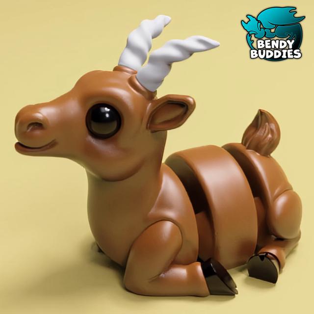 Articulated Animals - Horns The Goat - Bendy Buddies