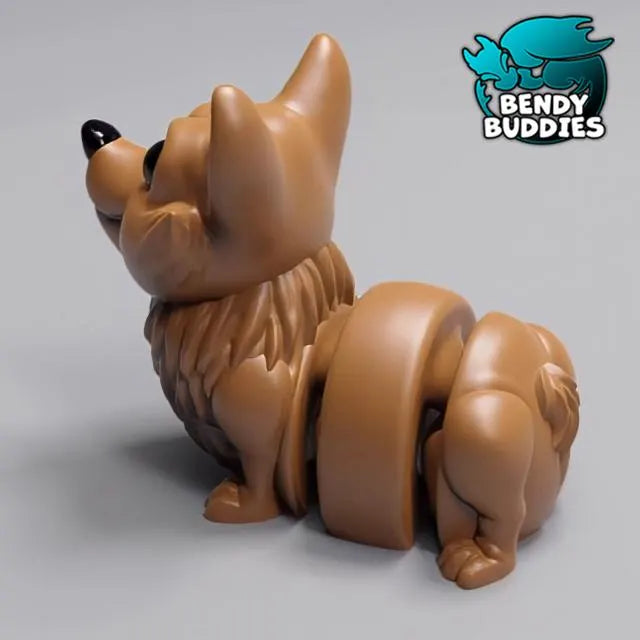 Articulated Animals - Dogcorn The Corgi - Bendy Buddies