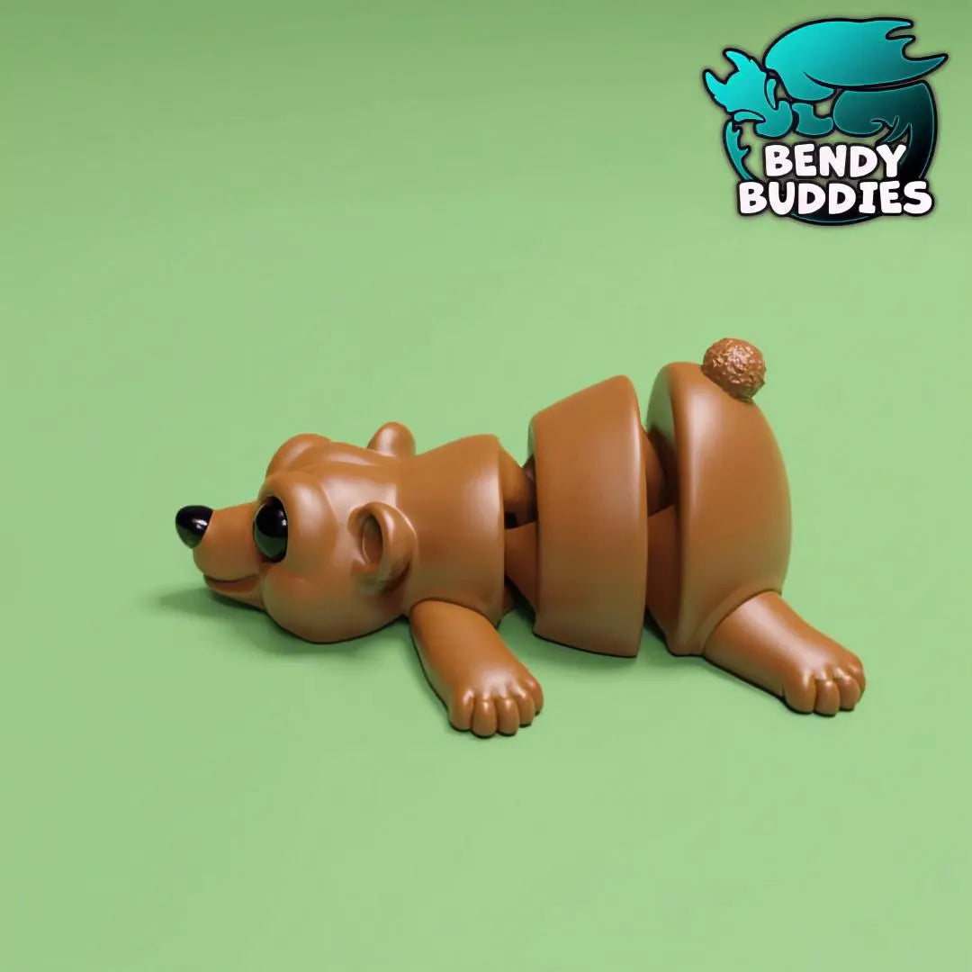 Articulated Animals - Pablo The Brown Bear - Bendy Buddies