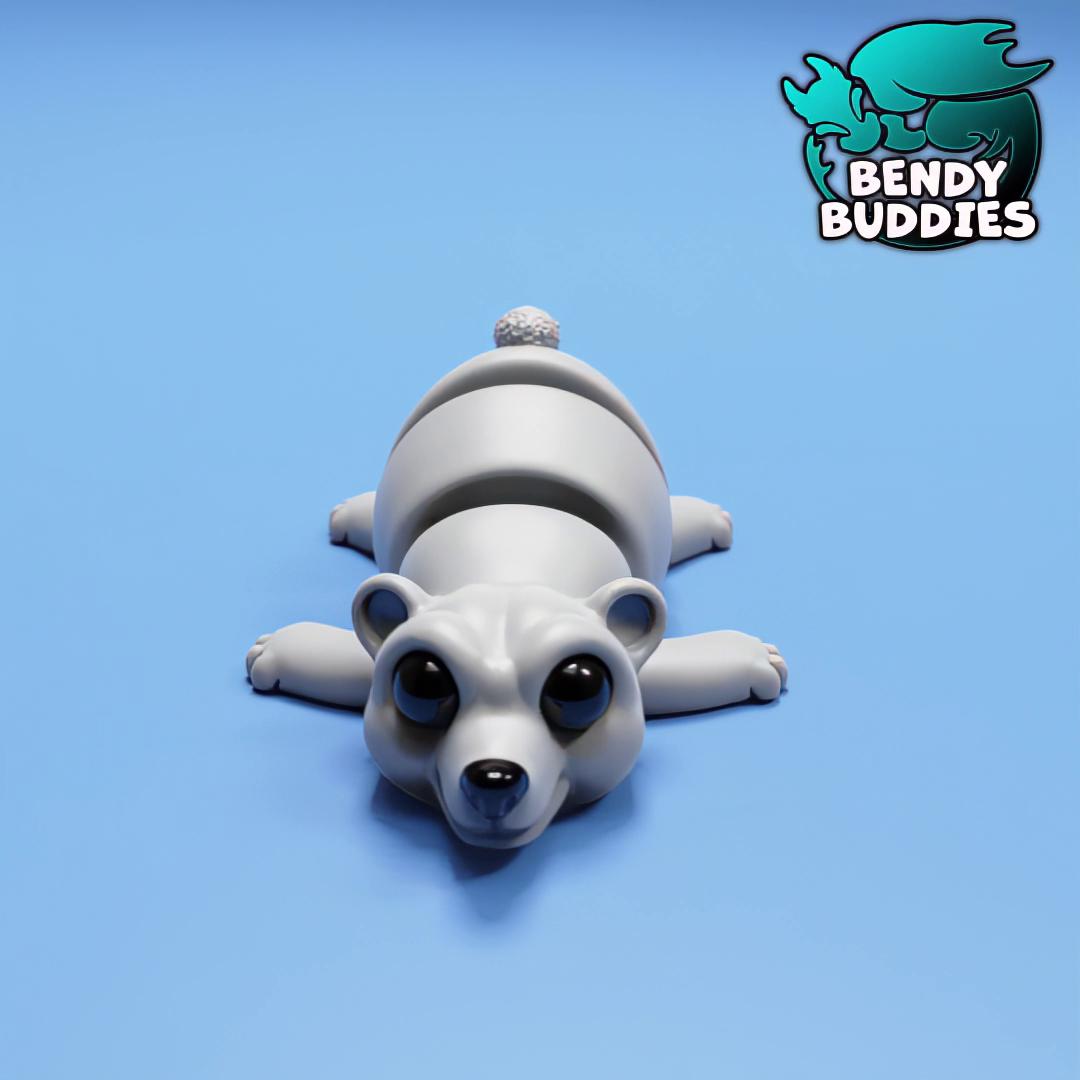 Articulated Animals - Paolo The Polar Bear - Bendy Buddies