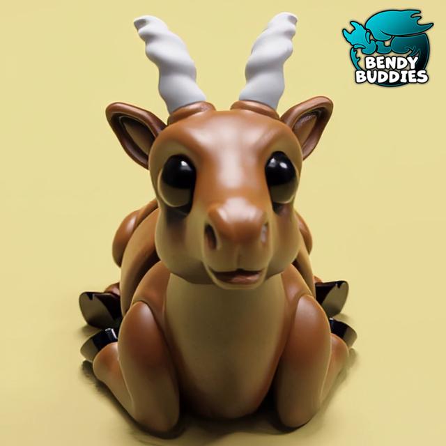 Articulated Animals - Horns The Goat - Bendy Buddies