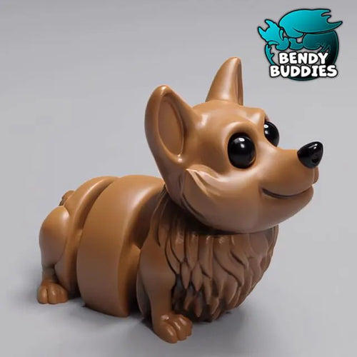 Articulated Animals - Dogcorn The Corgi - Bendy Buddies
