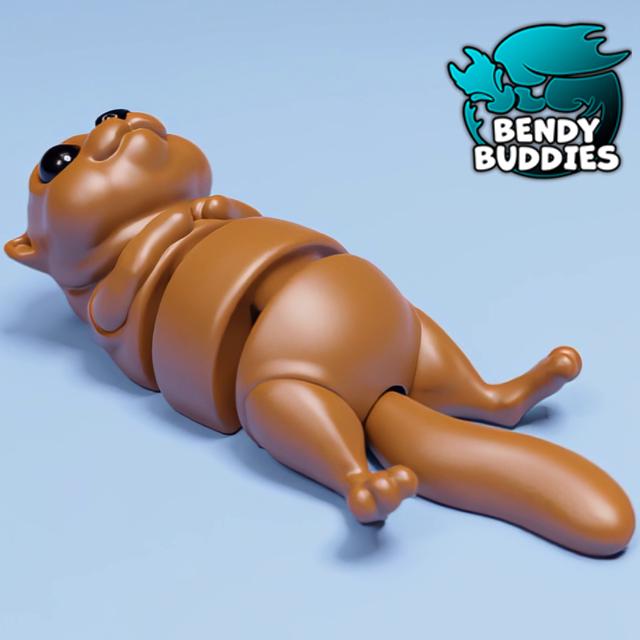 Articulated Animals - Nibbles The Otter - Bendy Buddies