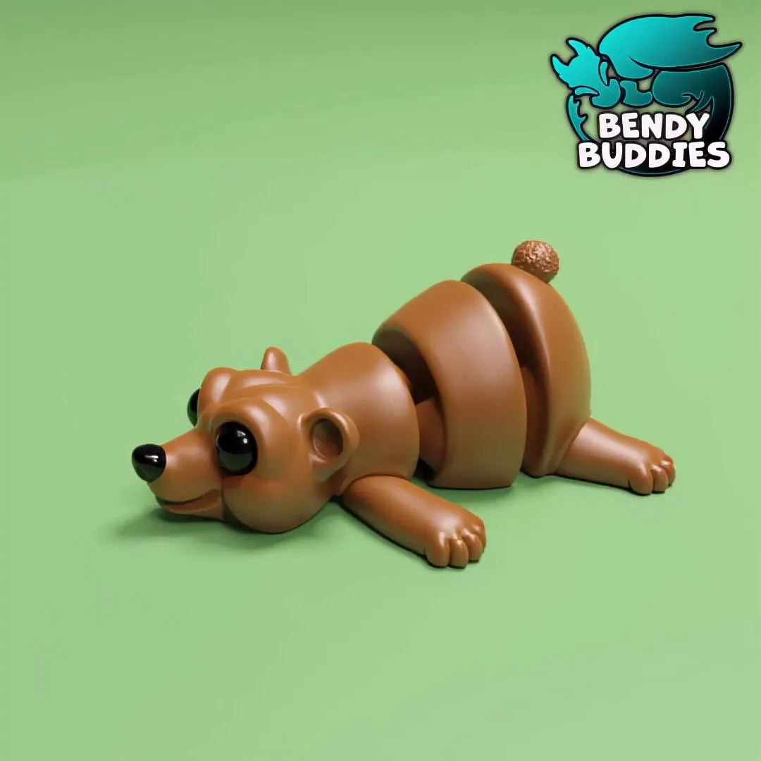 Articulated Animals - Pablo The Brown Bear - Bendy Buddies