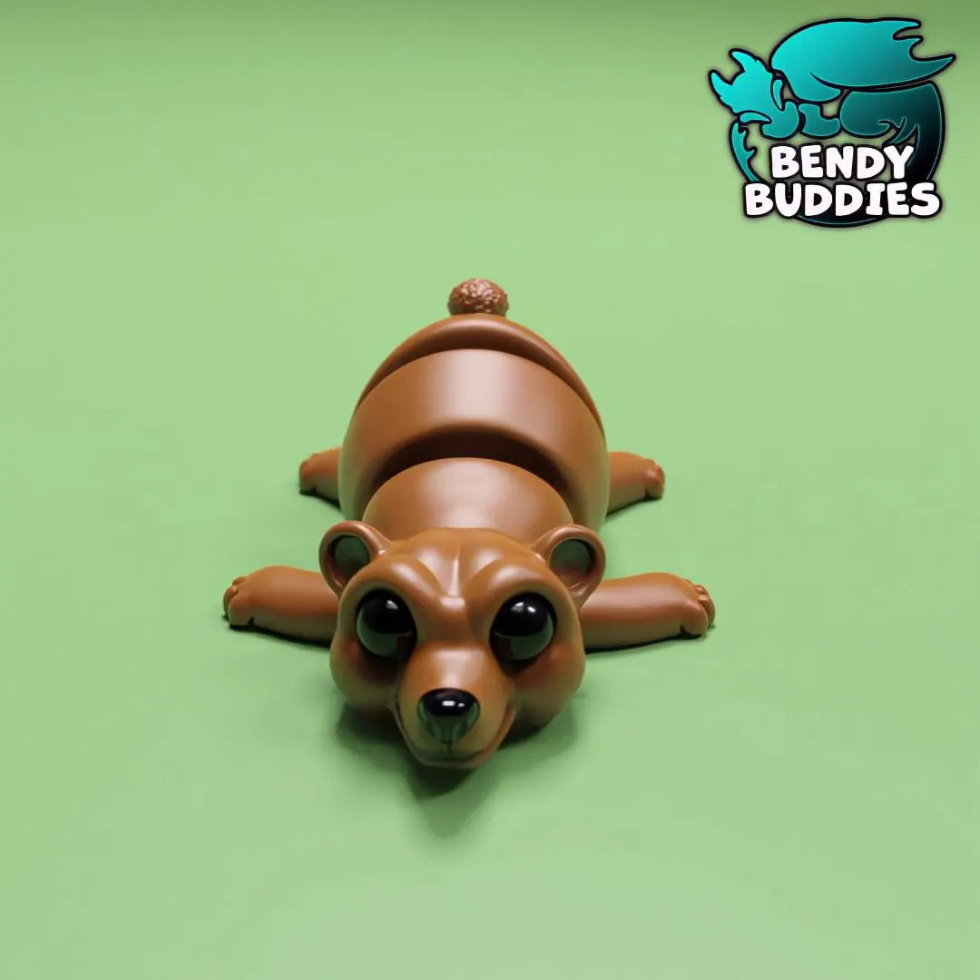 Articulated Animals - Pablo The Brown Bear - Bendy Buddies