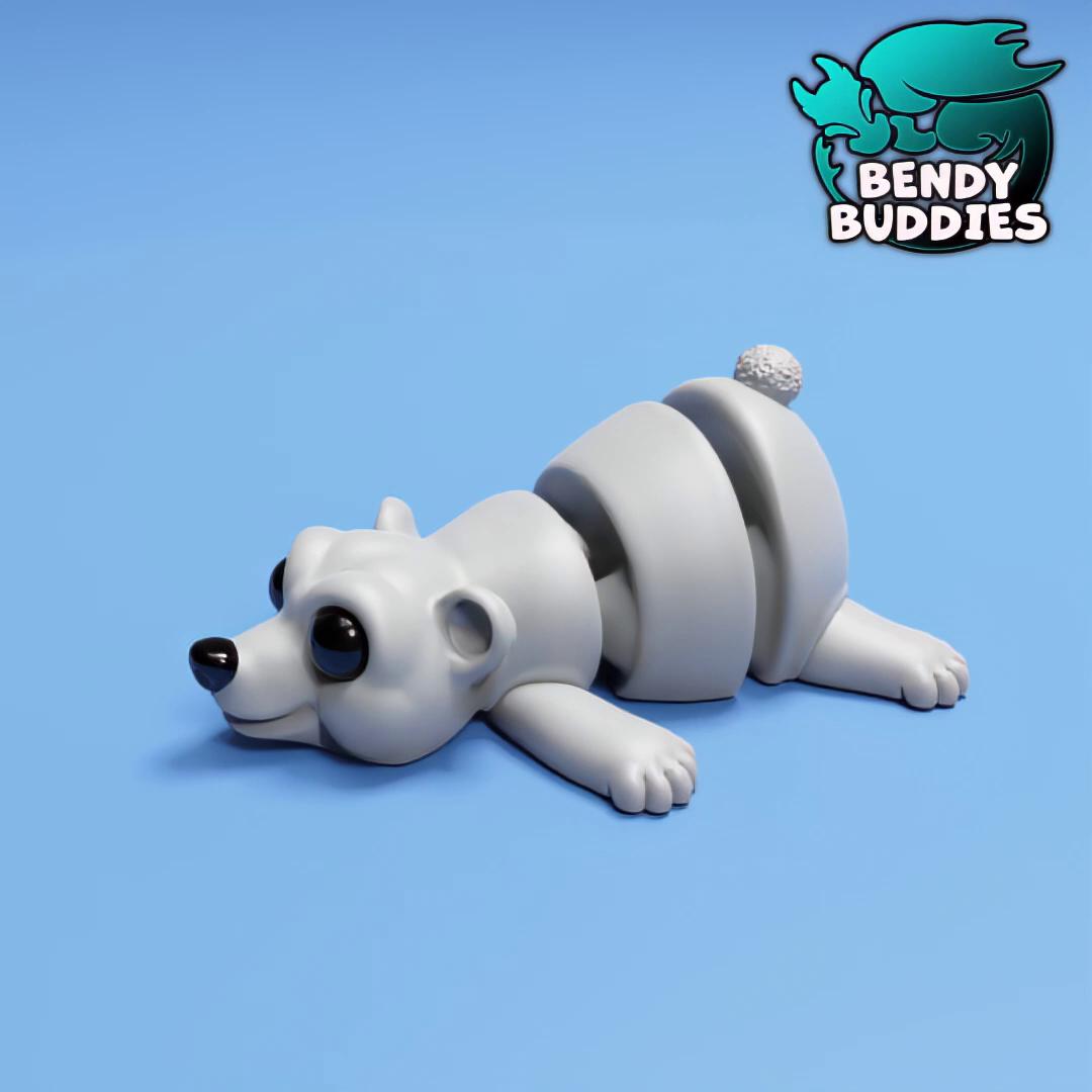 Articulated Animals - Paolo The Polar Bear - Bendy Buddies