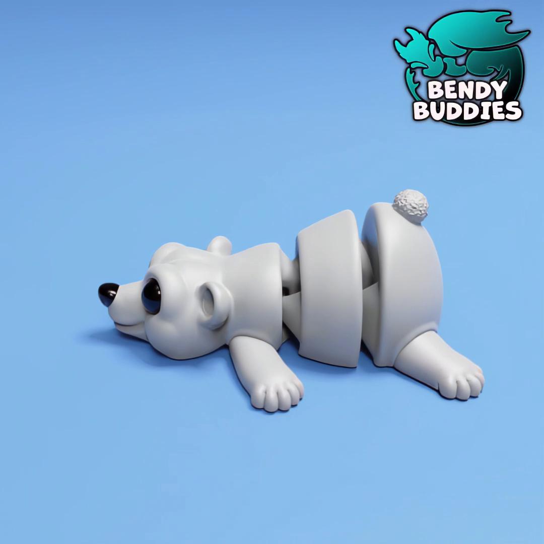 Articulated Animals - Paolo The Polar Bear - Bendy Buddies