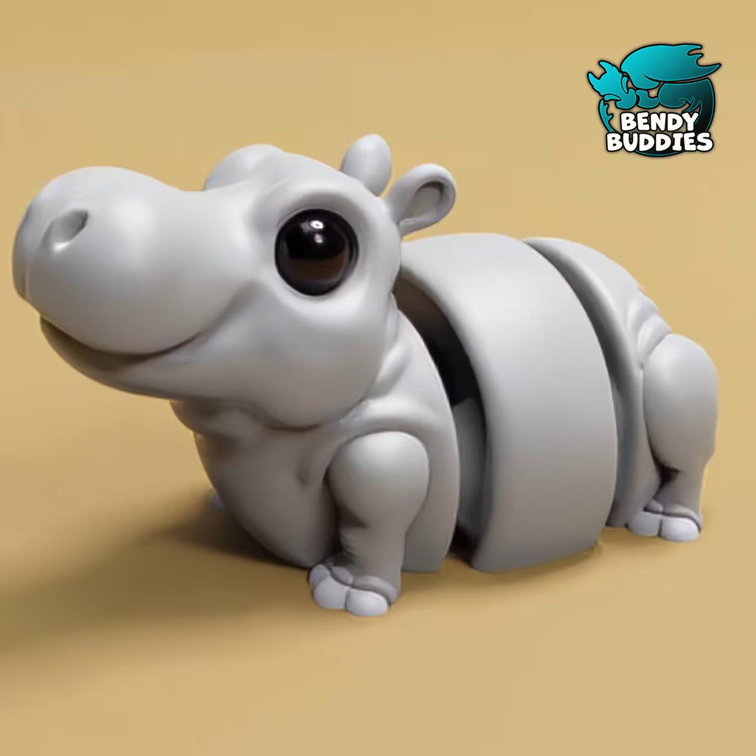 Articulated Animals - Wobble The Hippo - Bendy Buddies