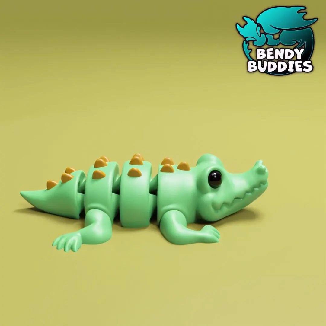 Articulated Animals - Crocsi The Crocodile - Bendy Buddies