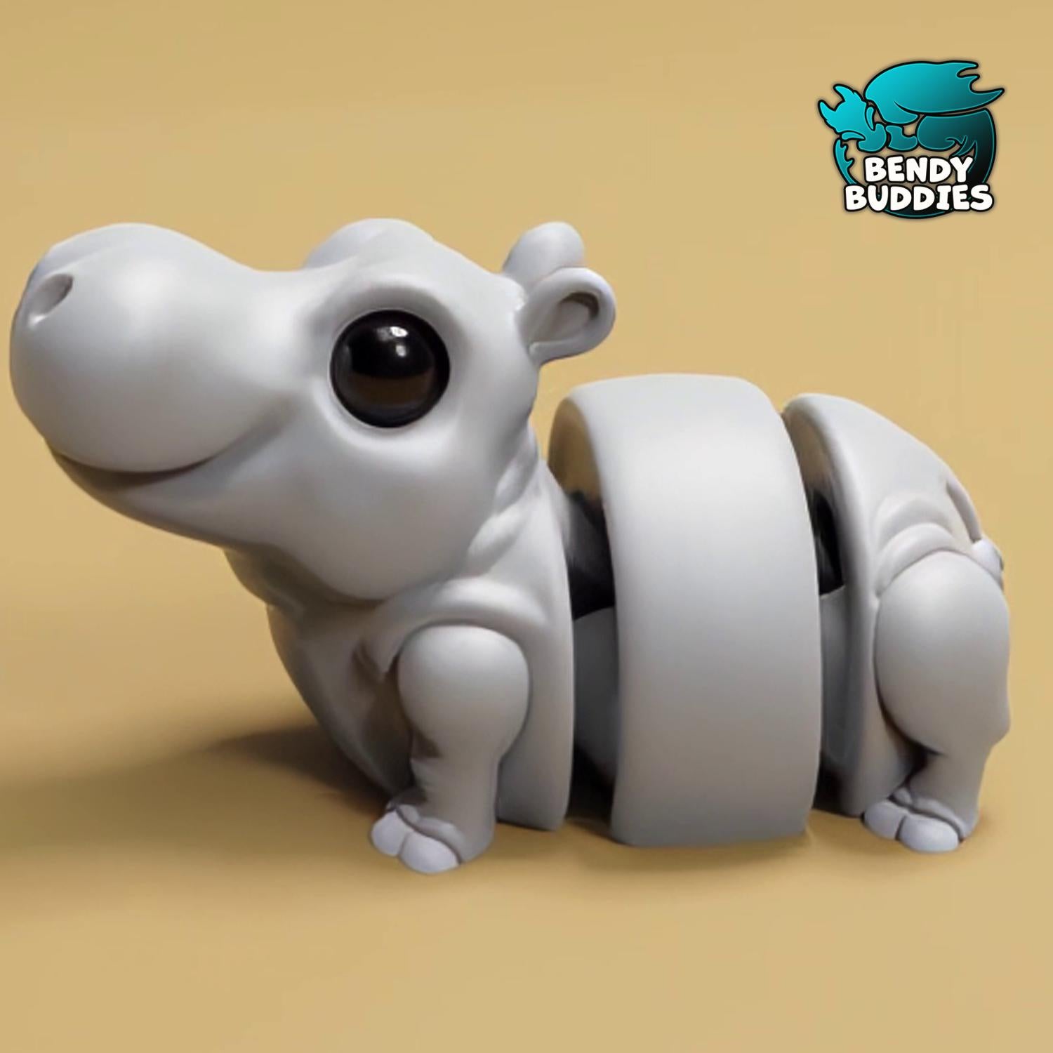 Articulated Animals - Wobble The Hippo - Bendy Buddies