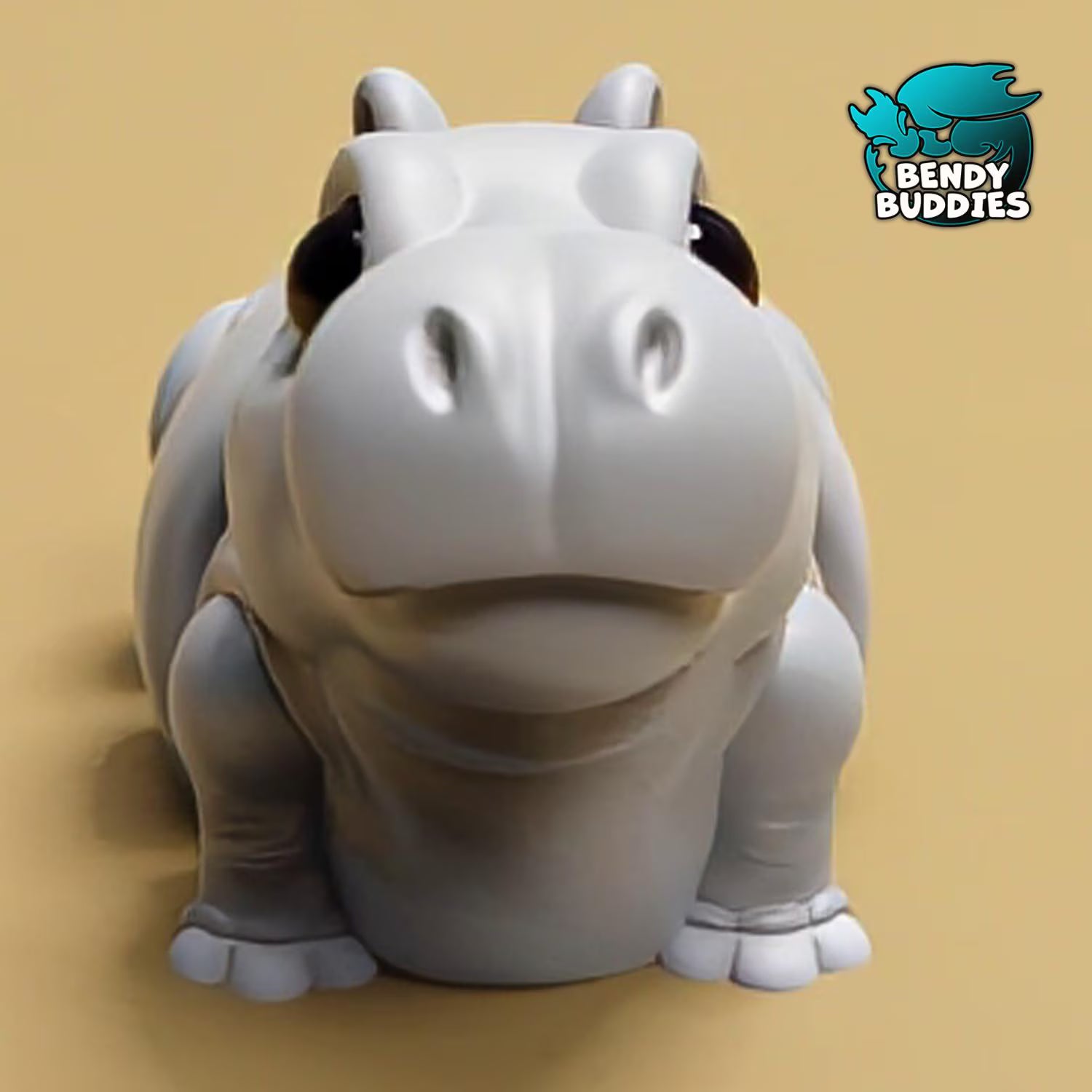 Articulated Animals - Wobble The Hippo - Bendy Buddies