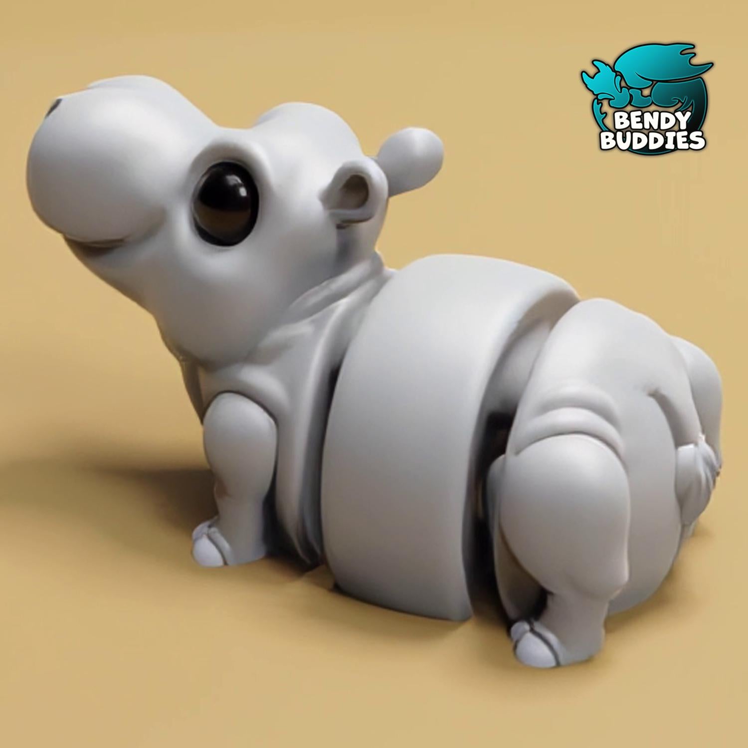 Articulated Animals - Wobble The Hippo - Bendy Buddies