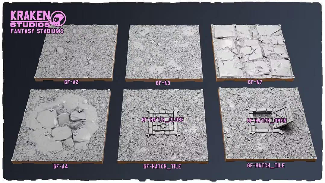 Fantasy Football 11s Fields - Grass Field - Kraken Studios