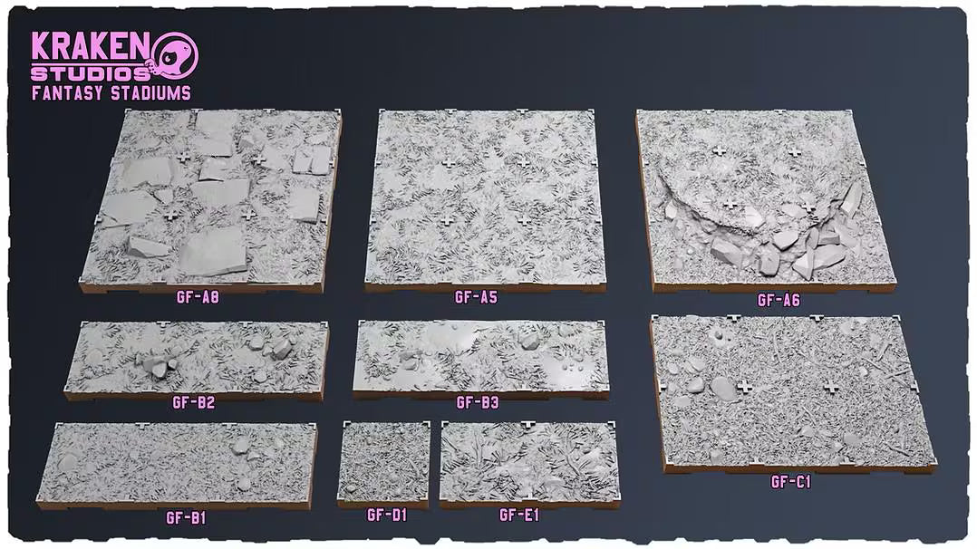 Fantasy Football 11s Fields - Grass Field - Kraken Studios