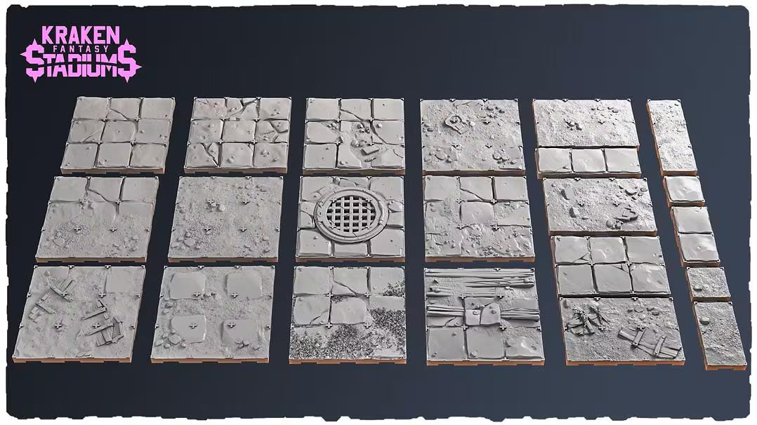 Fantasy Football 11s Fields - Stone Field - Kraken Studios